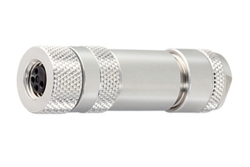 Binder M8 ケーブルソケット、4.0-5.5mm、シールド付き、ねじ端子、IP67、ULリステッド