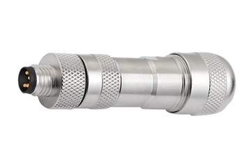 Binder M8 ケーブルコネクタ、6.0-8.0mm、シールド付き、ねじ端子、IP67、ULリステッド