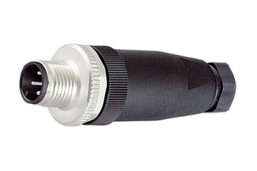 Binder M12-A ケーブルコネクタ、4.0-6.0mm、シールドなし、ねじ端子、IP67、UL