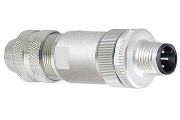 Binder M12-A ケーブルコネクタ、4.0-6.0mm、シールド付き、ねじ端子、IP67、UL