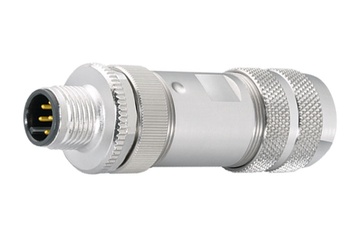 Binder M12-A ケーブルコネクタ、8.0-10.0mm、シールド付き、ねじ端子、IP67、UL