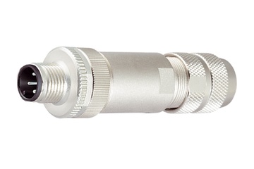 Binder M12-D ケーブルコネクタ、5.0-8.0 mm、シールド付き、ねじ端子、IP67、UL