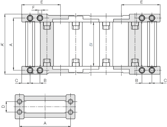 ケーブル保護管「エナジーチェーン」:380型 ■igus エナジーチェーン ケーブル保護管 31リンク 2700.07.150.031L(1938619)[法人・事業所限定][外直送元]