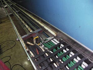 Eチェーン、コンポスト熟成場で使用