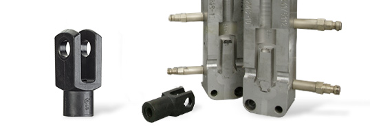 アルミ製射出成形金型と作られたカスタムパーツ