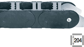 Eチェーン、全リンクにクロスバー装着