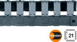 Eチェーン、全リンクにクロスバー装着