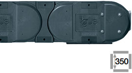 Eチェーン、全リンクにクロスバー装着