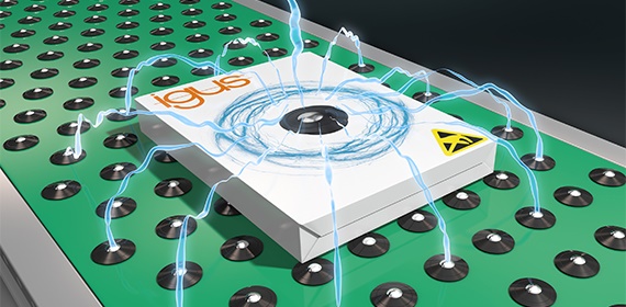 ESD対応パーツ: 帯電防止ボールトランスファ