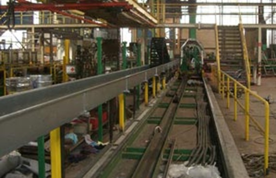 パイプコーティング機