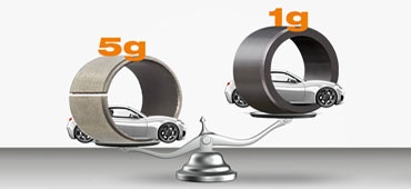 イグリデュールすべり軸受の軽量化のメリット