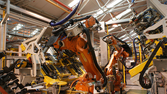 ロボット、自動車産業