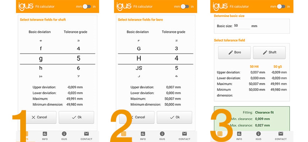 はめあい公差計算アプリ・ツール