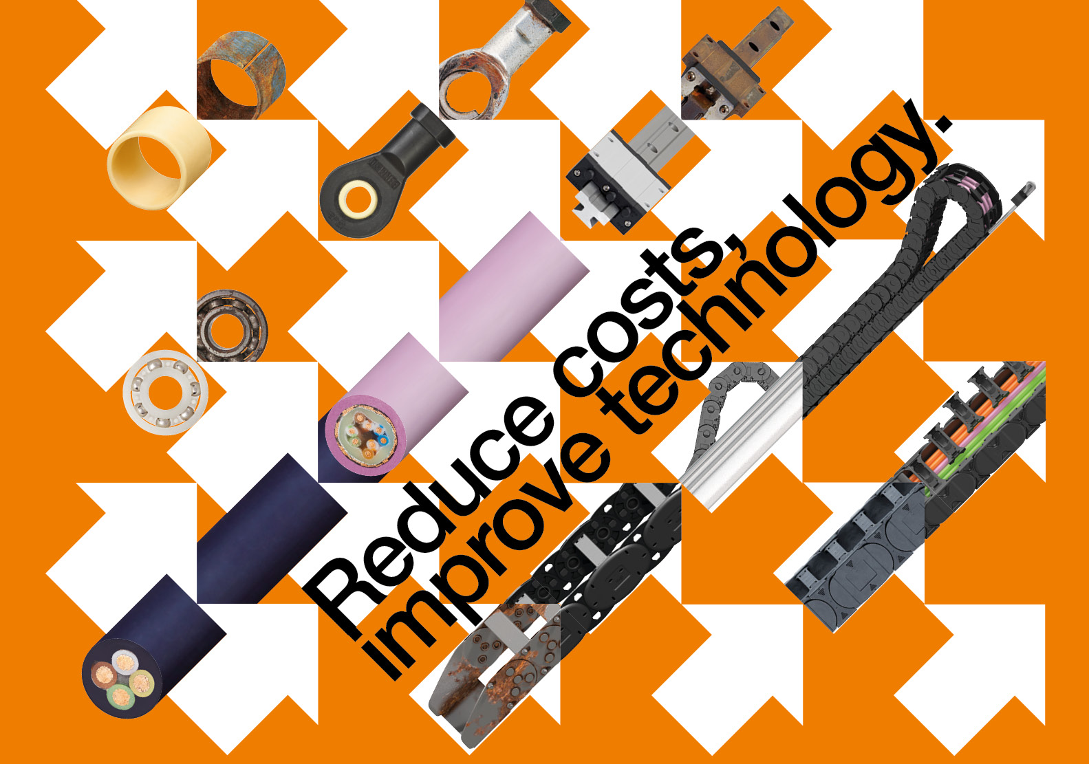 Picture of arrow pointing diagonally upward